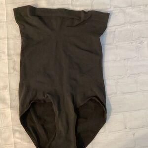SPANX Tummy Flattening Charcoal Bodysuit